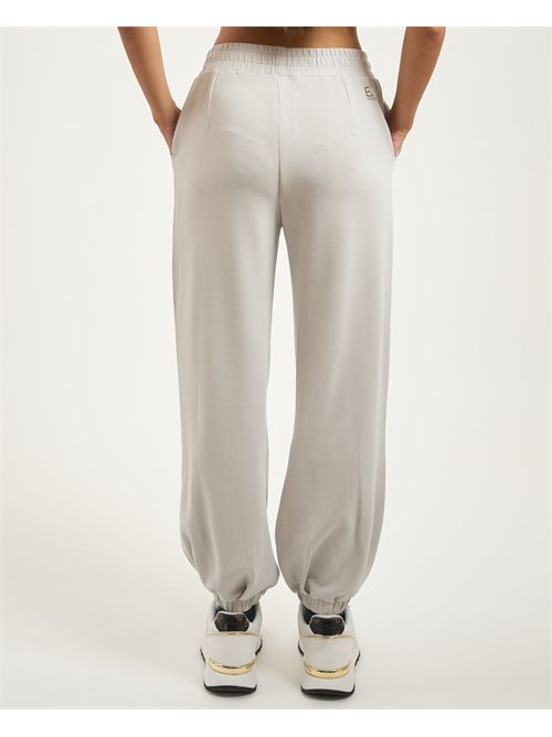 Pantaloni jogger donna EA7 con dettagli strass EMPORIO ARMANI EA7 | 7W000446-AF12643U9001